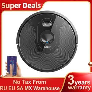 ABIR X6 Robot Vacuum Cleaner, Visual Navigation,APP Virtual Barrier,Breakpoint C